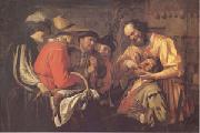 Gerrit van Honthorst The Tooth Puller (mk05) oil painting reproduction
